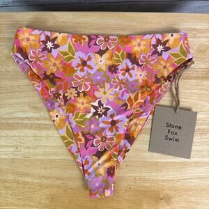 Stone Fox Sumatra Bikini Bottoms Retro Pop Size Medium